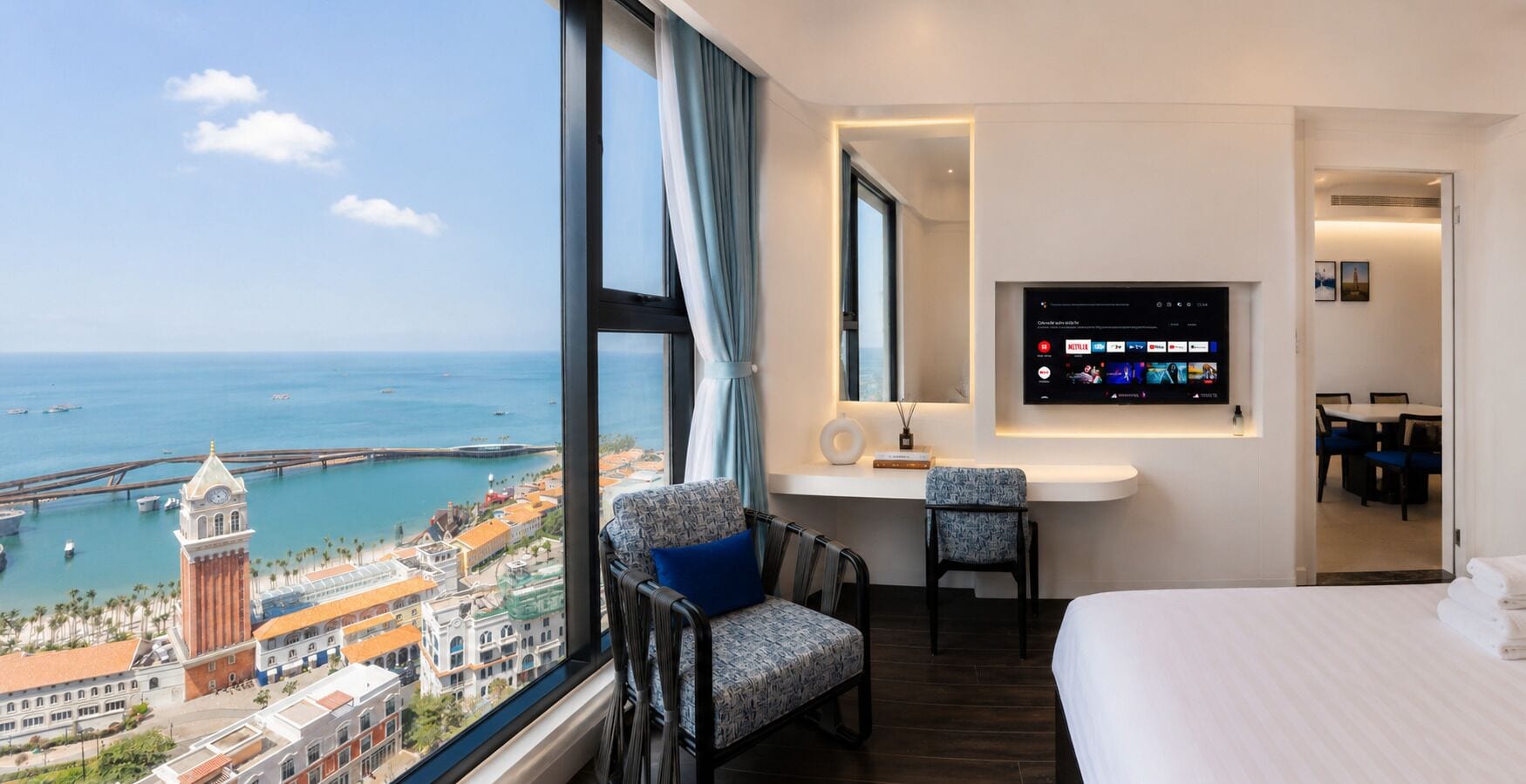 Executive Suite, 3 Bedrooms, Balcony, Beach View | Beach/ocean view