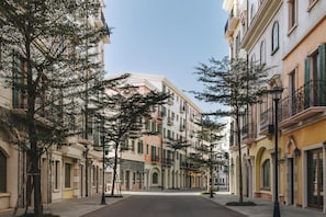 Façana frontal de l'allotjament