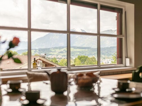 Ferienhaus mit Tiroler Bergblick