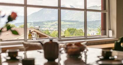 Ferienhaus mit Tiroler Bergblick