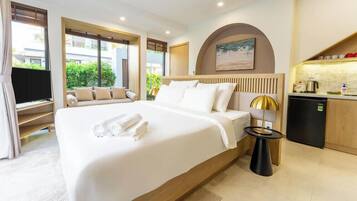Villa, Private Pool, Pool View | Blackout drapes, iron/ironing board, free WiFi