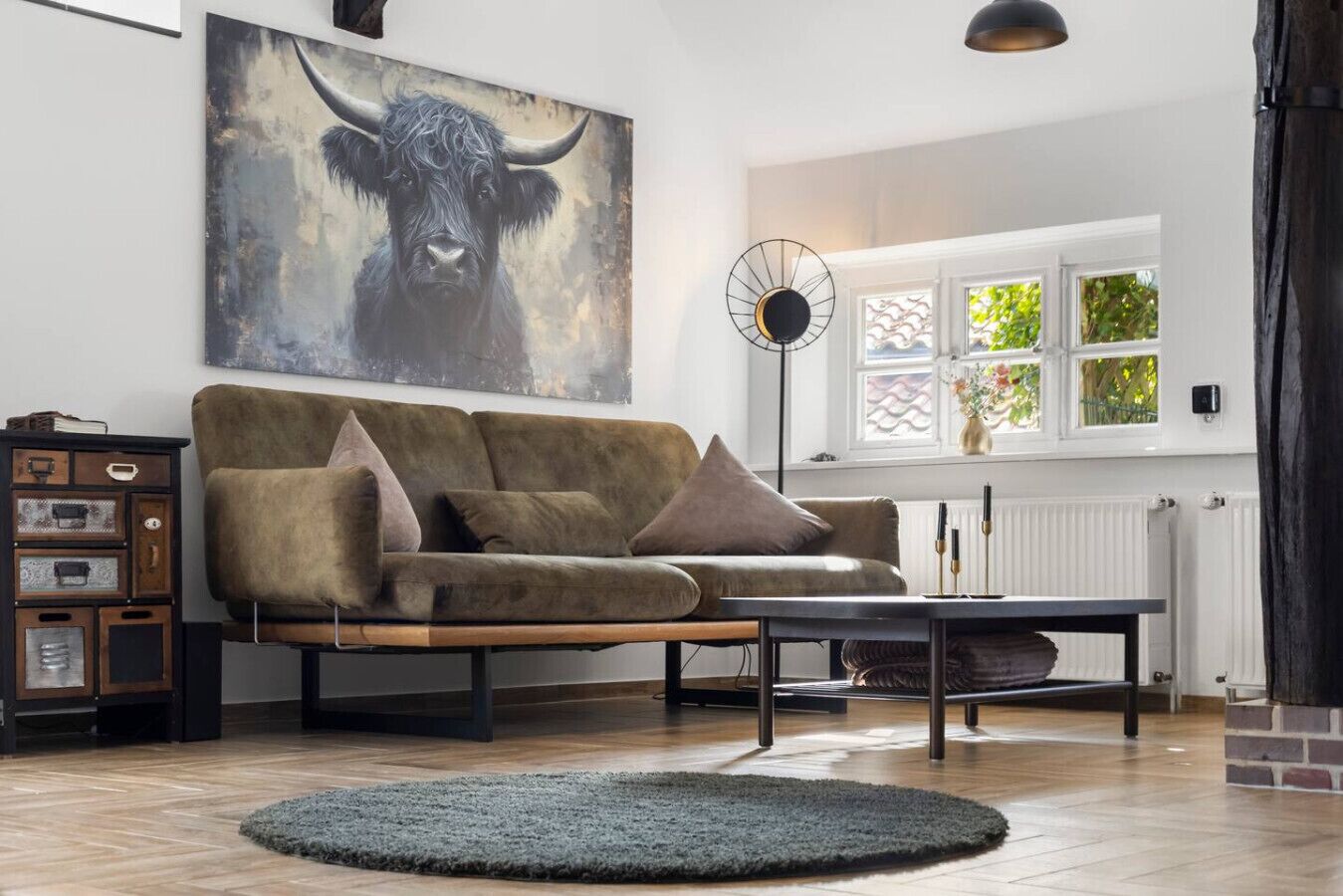 Smart-TV, Kamin, Videospiele, Stereoanlage