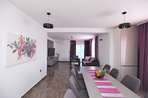 Deluxe Apartment, 3 Bedrooms, Air conditioning, Sea View | Interior - Stunning Seaside Villa PIA First Floor (Okrug Gornji)
