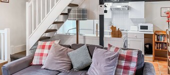 A cute cottage for two, set peacefully with regular red squirrel visitors.