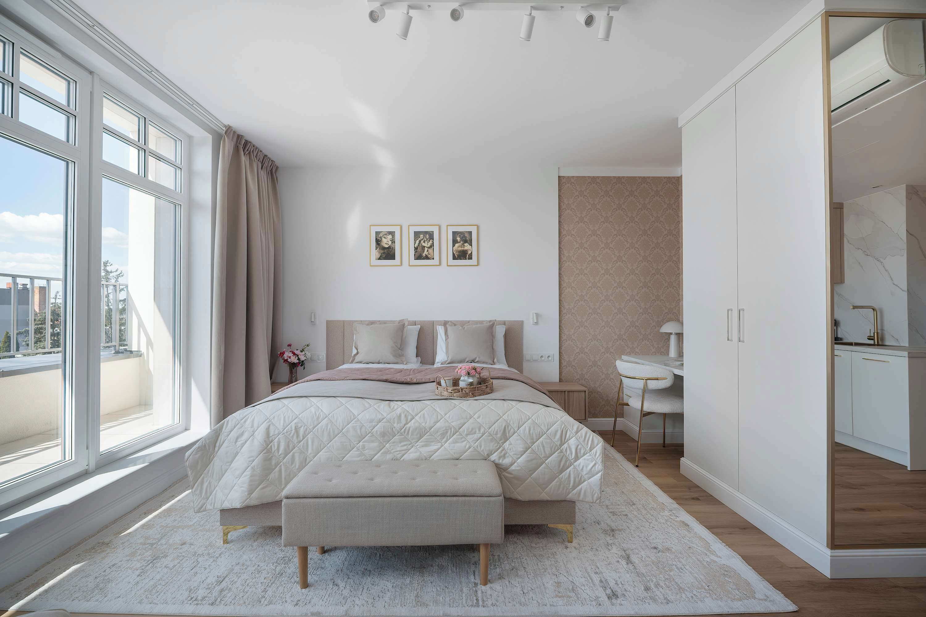 Desk, iron/ironing board, travel crib, WiFi
