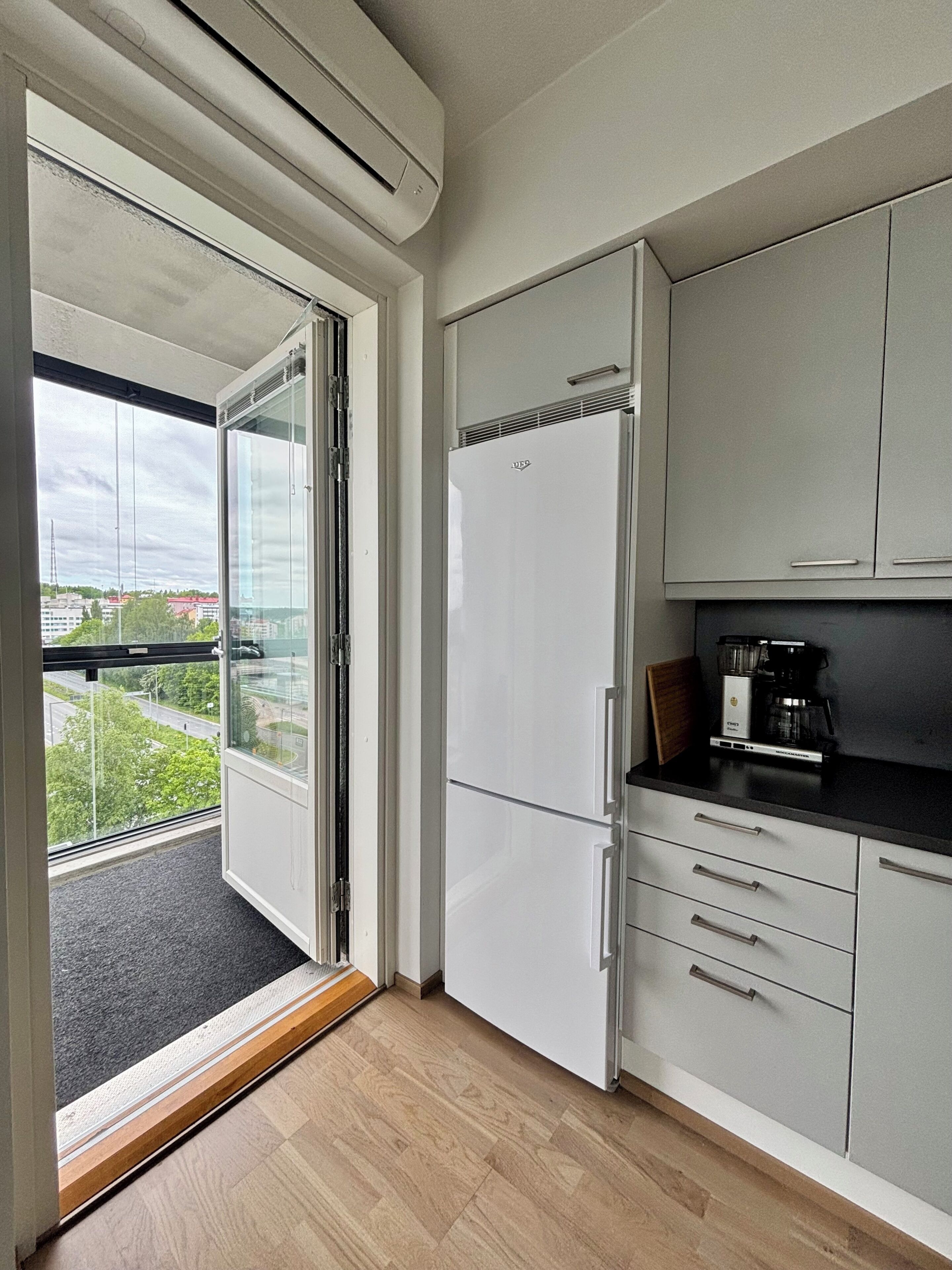 Comfort Apartment, City View | Private kitchen | Coffee/tea maker