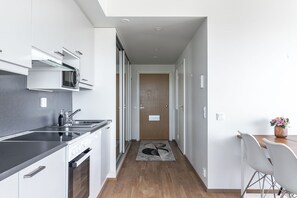 Lägenhet Comfort - utsikt mot staden | Eget kök | Kaffe- och tebryggare