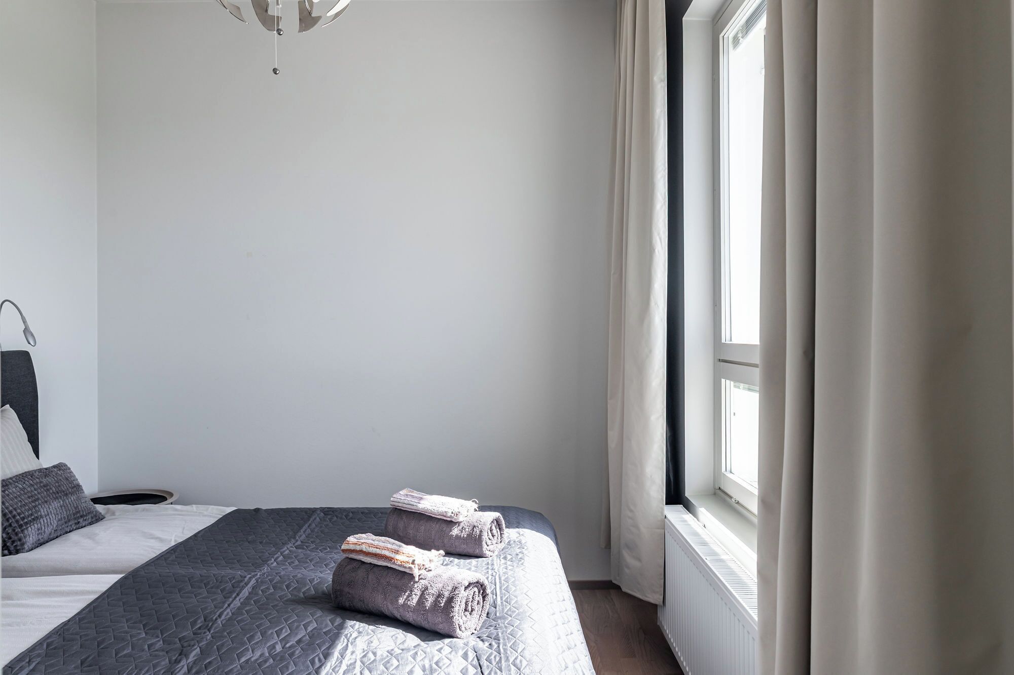 Appartement Confort, vue ville | Rideaux occultants, fer et planche à repasser, Wi-Fi gratuit