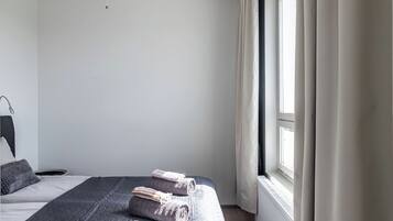 Appartement Confort, vue ville | Rideaux occultants, fer et planche à repasser, Wi-Fi gratuit