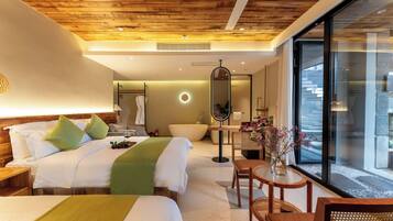 Chambre Standard avec lits jumeaux, vue ville