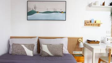 1 habitación, tabla de planchar con plancha y acceso a internet