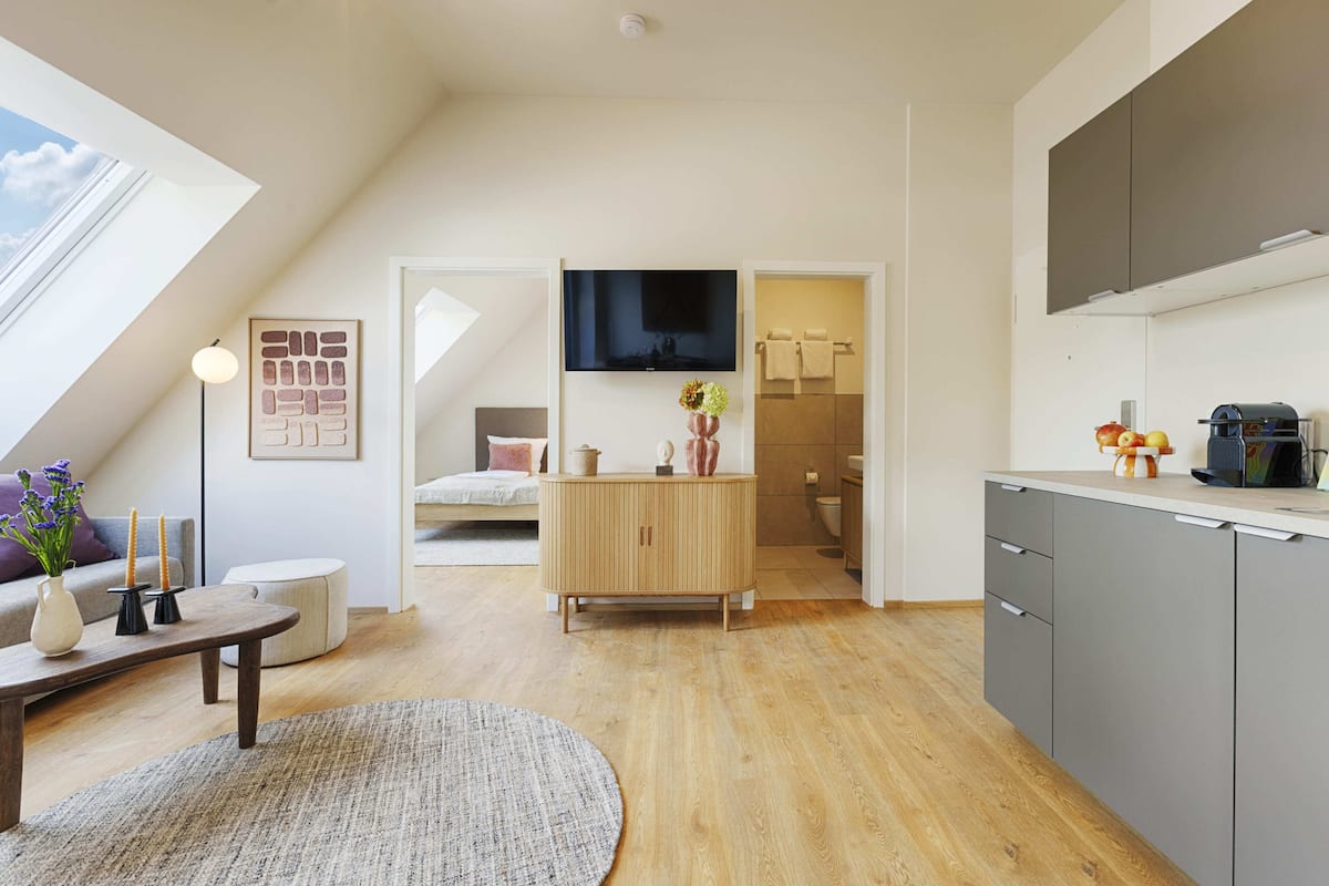 Departamento estándar, balcón | Tabla de planchar con plancha y wifi gratis