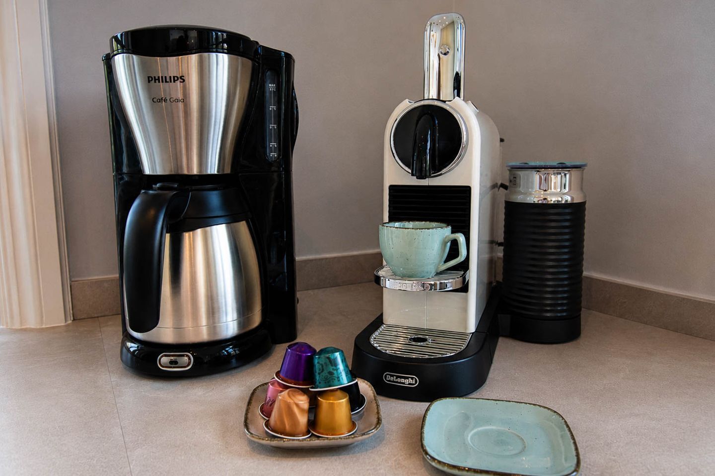 Kaffe og/eller kaffemaskin