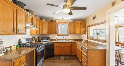 Walk to Parks & Dining: Bonner Springs Home