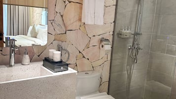 Superior-Doppelzimmer, Nichtraucher, Balkon | Badezimmer