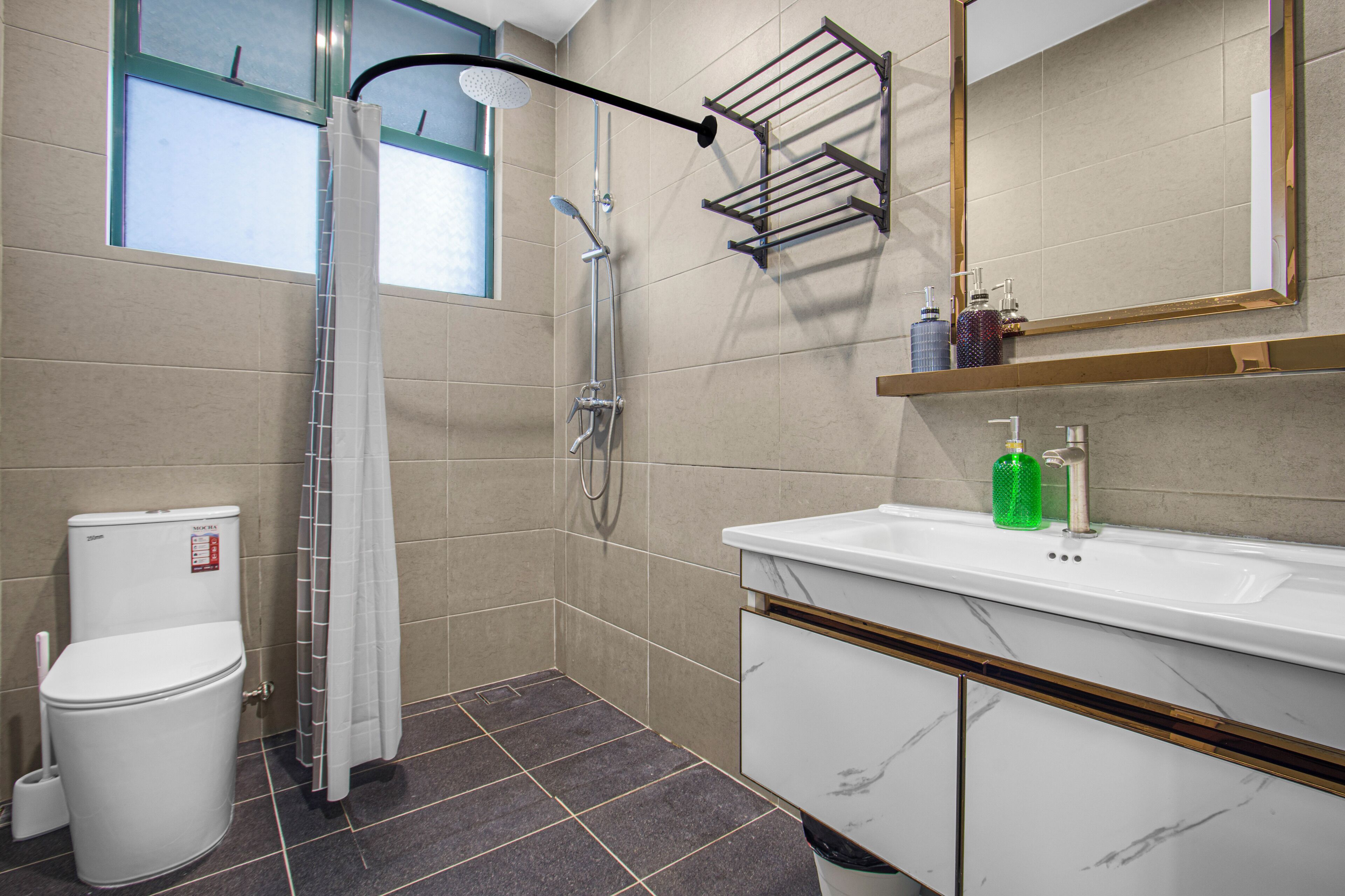 Appartement, vue ville | Salle de bain