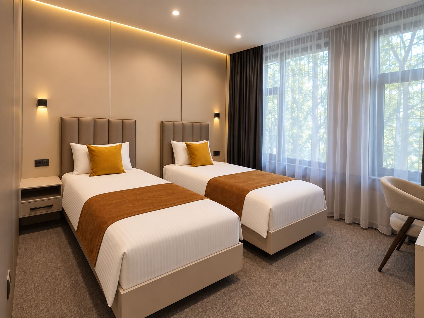Habitación estándar con 2 camas individuales