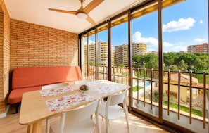 Outdoor dining - 2 bedroom awesome apartment in Benicasim (Benicasim)
