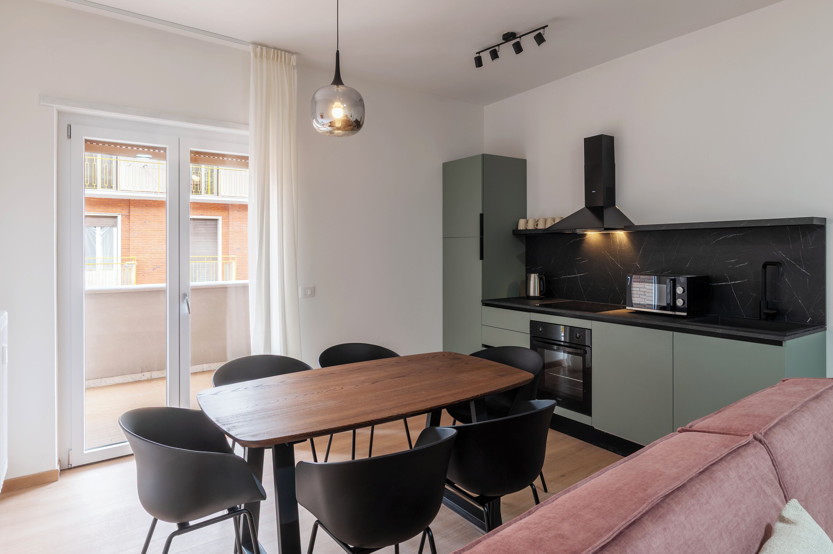 Standard Apartment, 3 Bedrooms, Balcony | Private kitchen | Espresso maker, fridge, microwave, oven