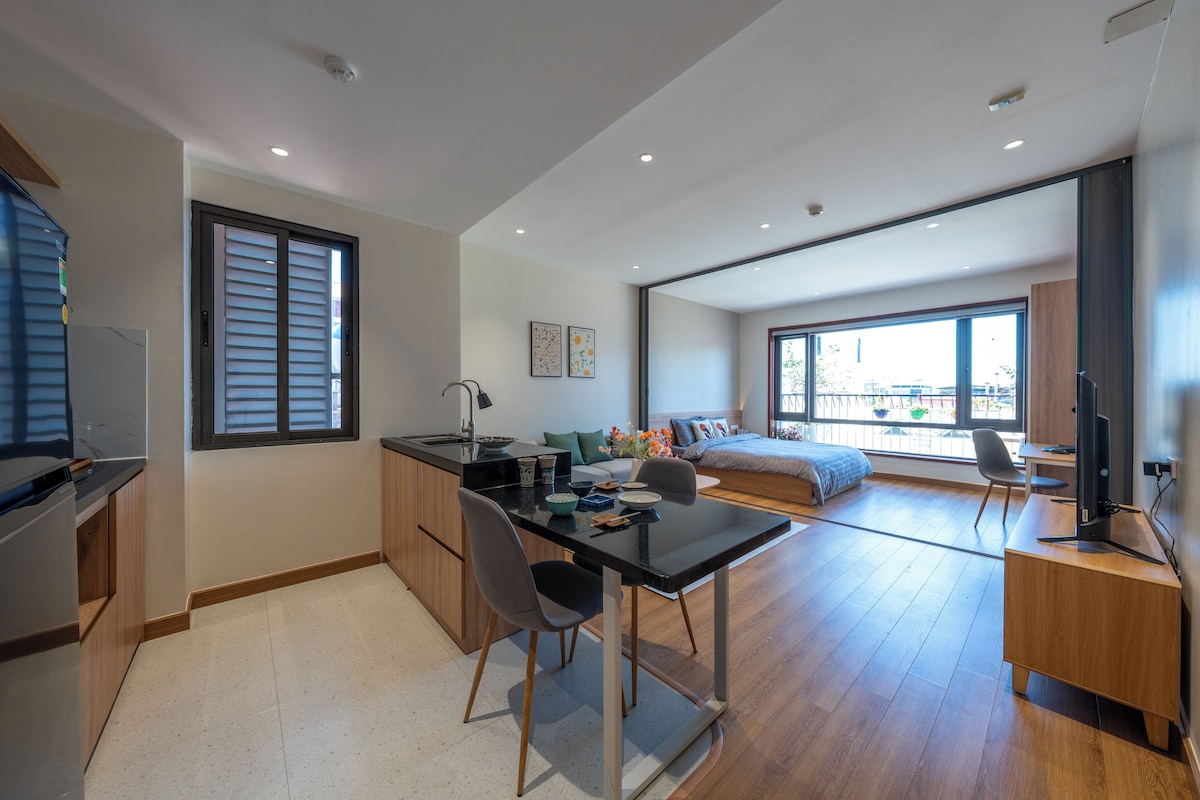 Classic Studio, City View | Ruang kerja komputer riba, Wi-fi percuma 