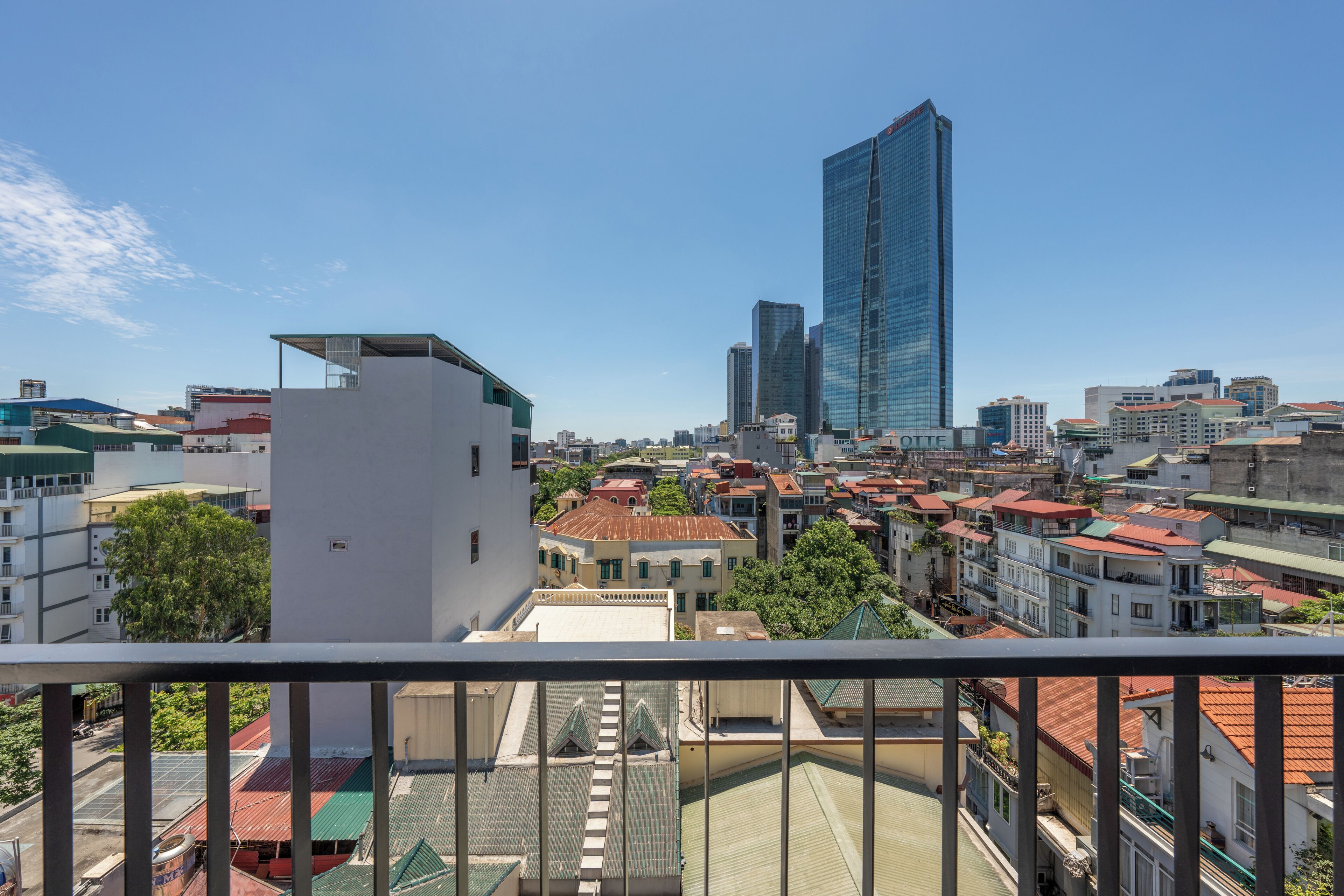Vistas a la ciudad desde el alojamiento