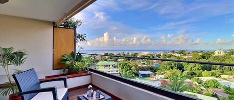 Design Studio, Balcony, Partial Ocean View | Terrace/patio