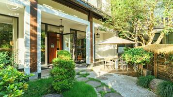Suite Premier, vista al patio | Terraza o patio