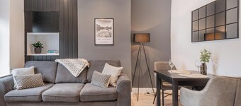 Luxury holiday home in Penrith, combining the charm of an old cottage with a sleek, modern interior