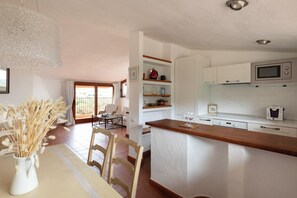 Dupleks, pemandangan laut | Interior