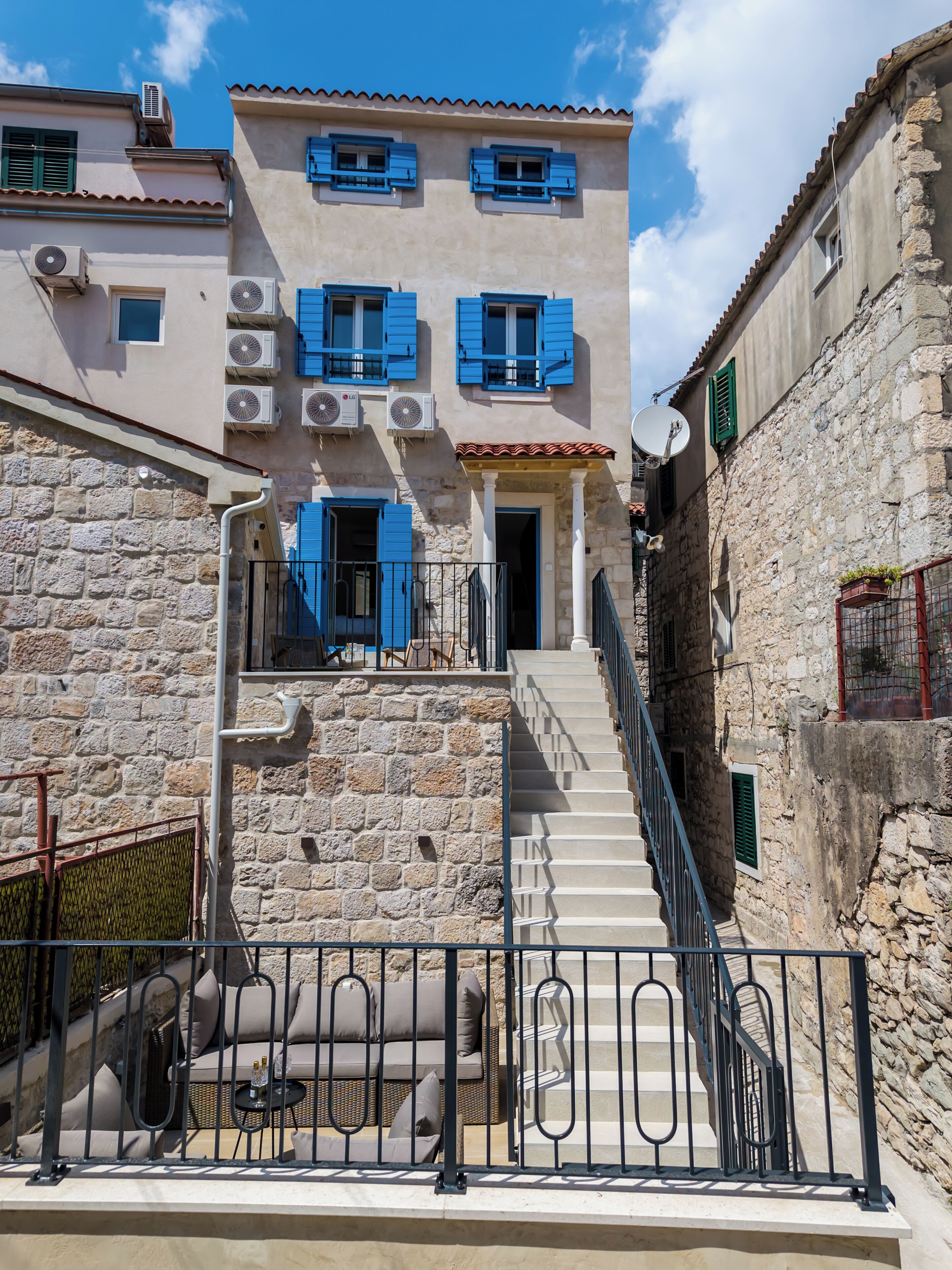 Façade de l’hébergement