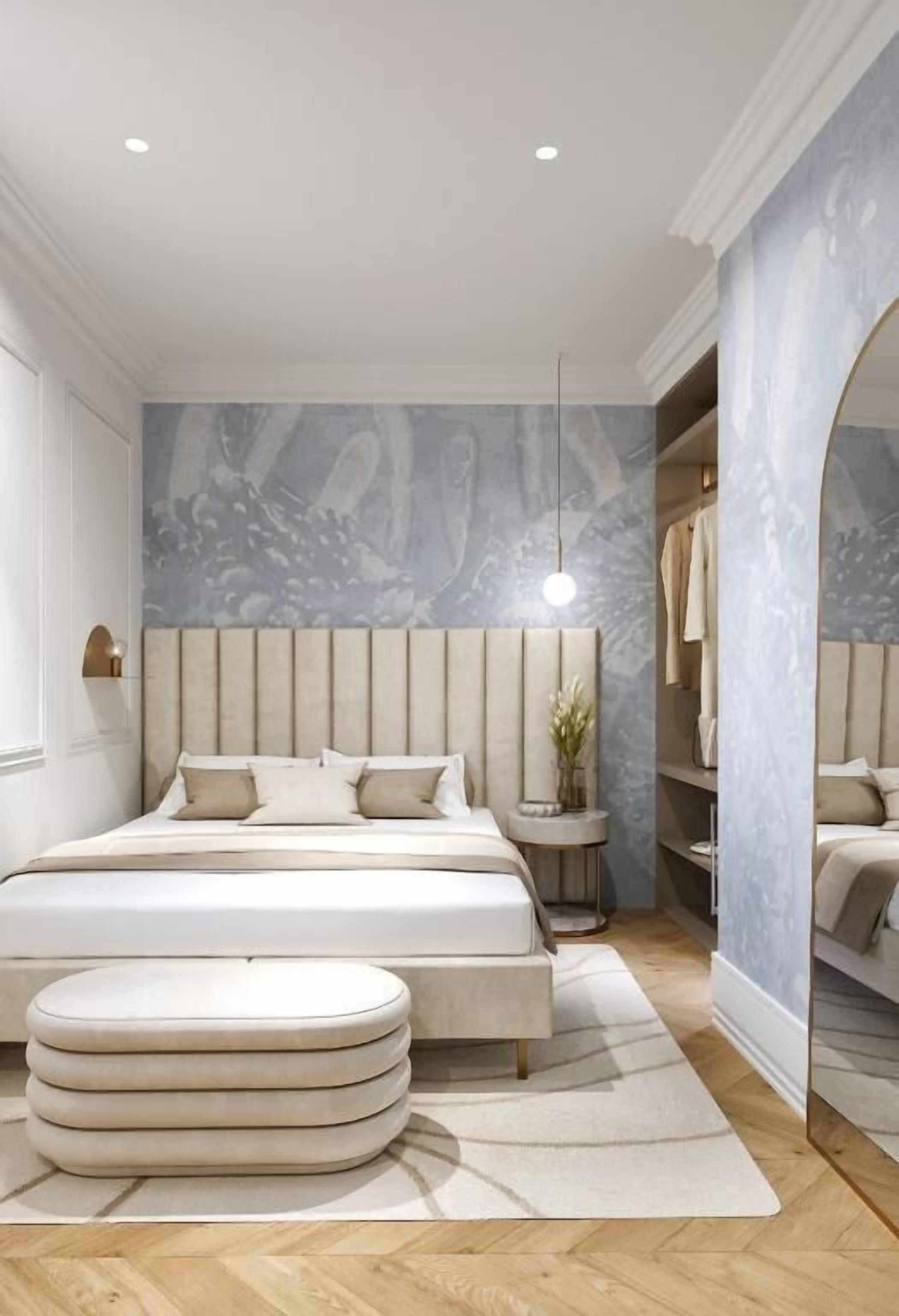 Deluxe-Vierbettzimmer, Blick auf den Innenhof