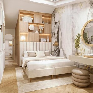 In-room safe, blackout drapes, soundproofing, iron/ironing board - Agava Design Residence (Split)