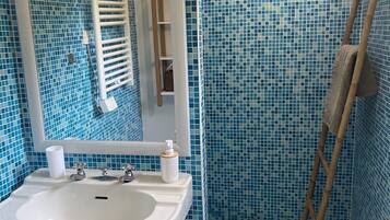 Shower, hair dryer