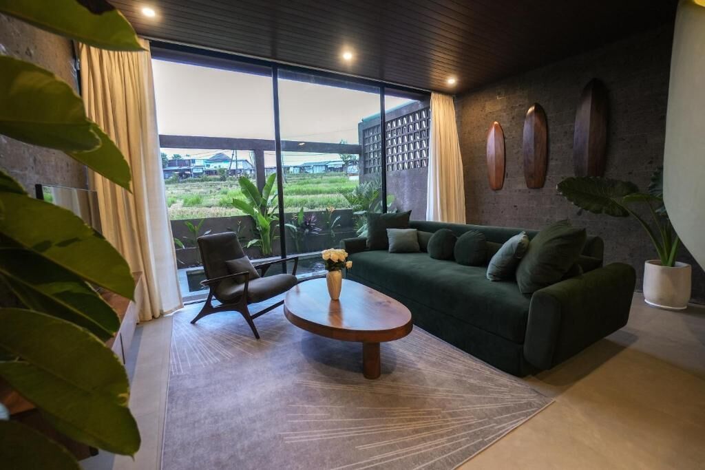 Villa, 2 chambres, piscine privée | Coin séjour