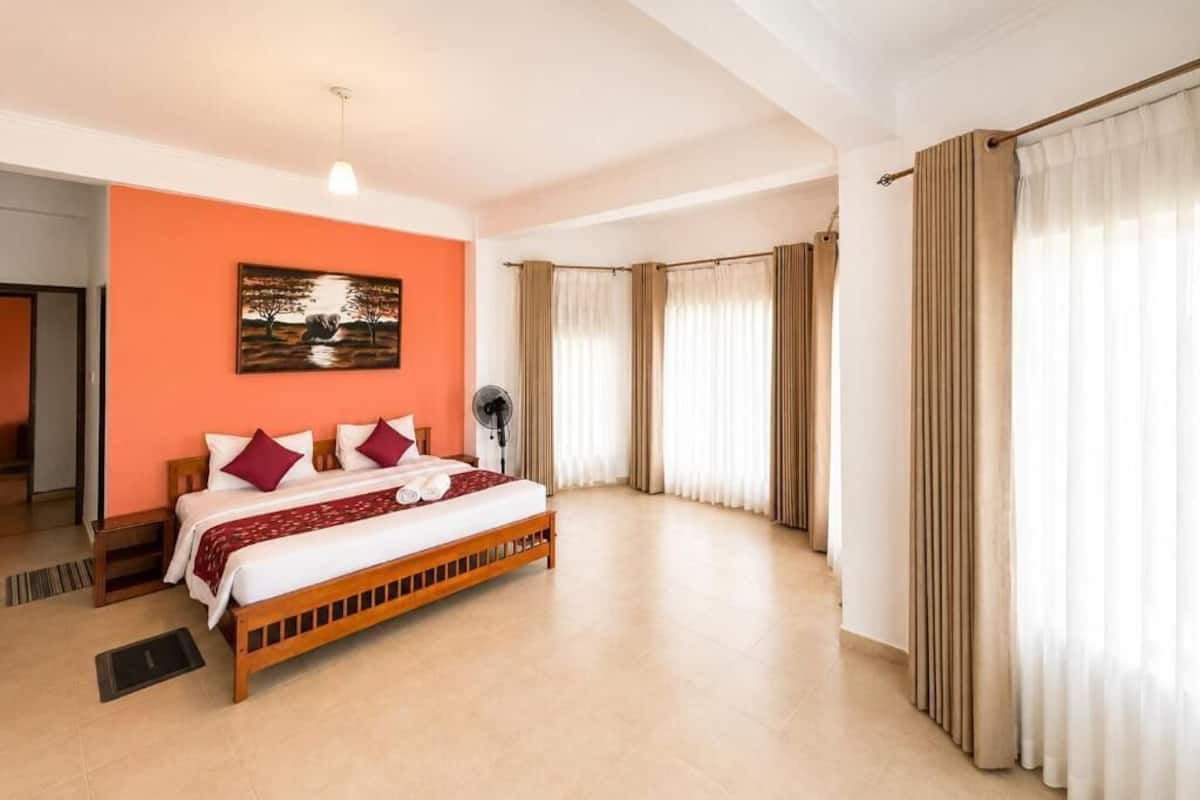 Standard Double Room, River View | Premium bedding, memory-foam beds, minibar, desk