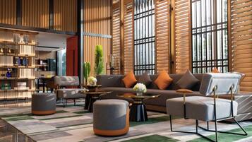 Sala de estar en el lobby