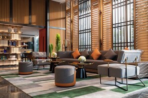 Sala de estar en el lobby