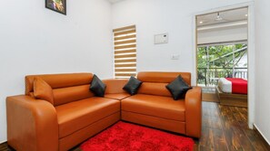 Suite, Balkon, Gartenblick | Wohnbereich