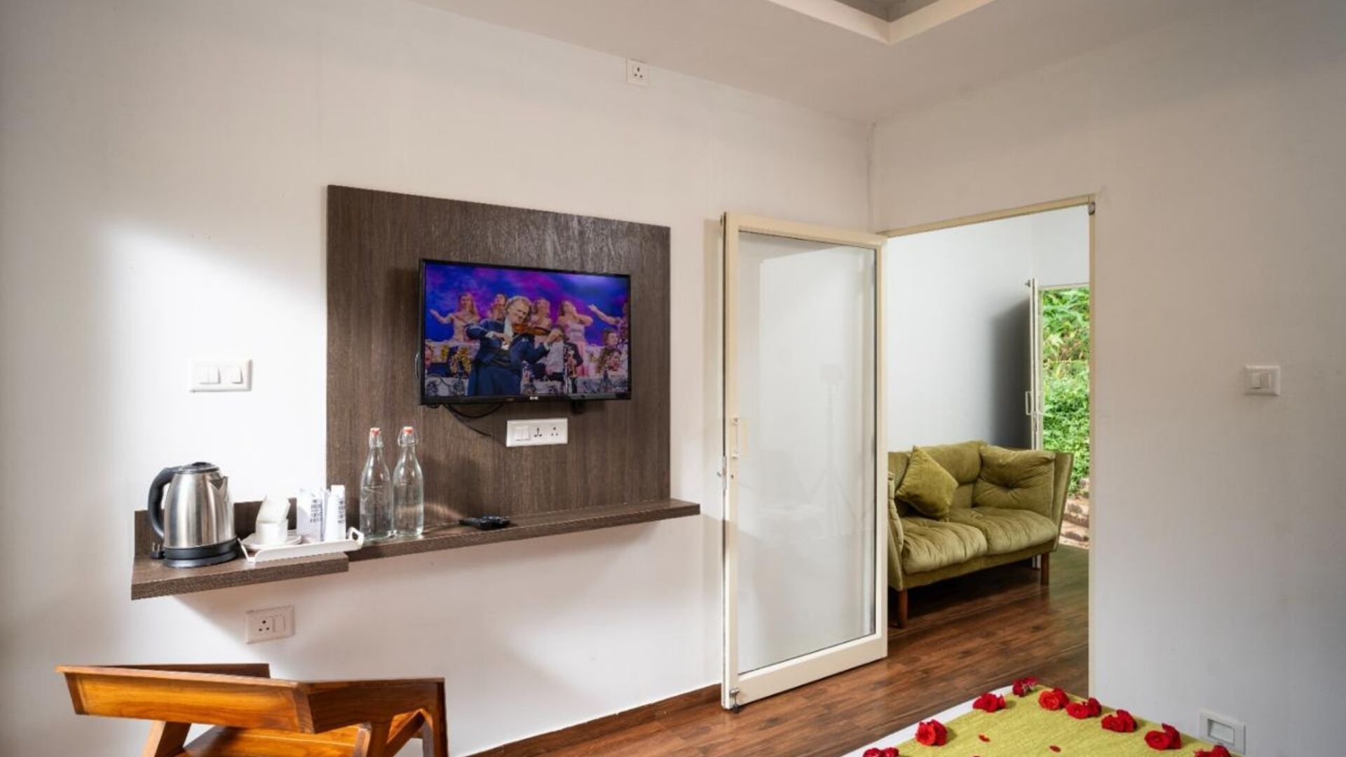 Suite, Balkon, Talblick | Wohnbereich