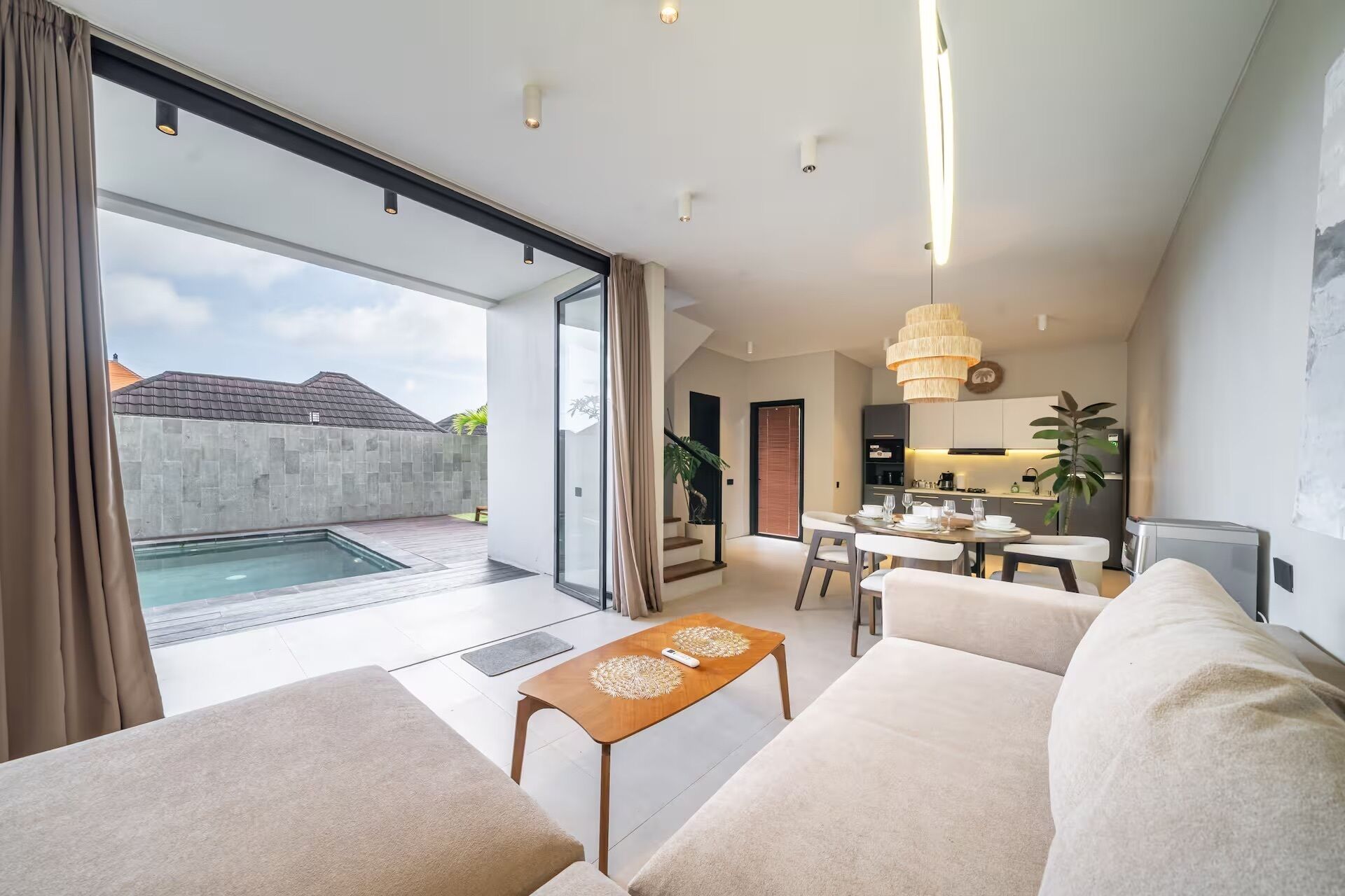 Design Villa, 2 Bedrooms, Private Pool | Living area