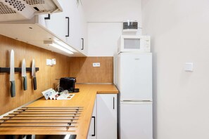 Coffee/tea maker, fridge, microwave, oven - Large city apartment (Hlavní město Praha)