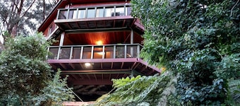 Gorgeous Octagonal Tree House Rental for a Unique Dandenong Ranges Accommodation near Melbourne
