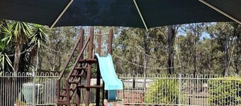 Country Farm Escape with Petting Animals, Playground & Pool in Queensland, Australia