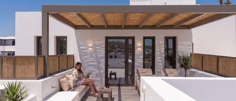 Premium Suite with Outdoor Hot Tub | Terraza o patio