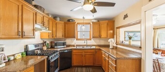 Walk to Parks & Dining: Bonner Springs Home