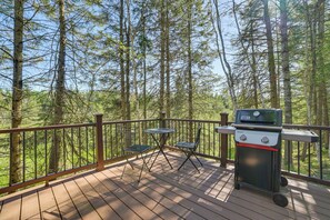 Front of property - Hike, Fish & Unwind: Riverfront Vanderbilt Cabin (Vanderbilt)