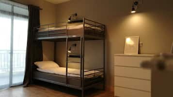 Standard Quadruple Room, 1 Large Twin Bed, Balcony, City View
