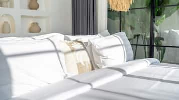 Sábanas de algodón egipcio y ropa de cama de alta calidad