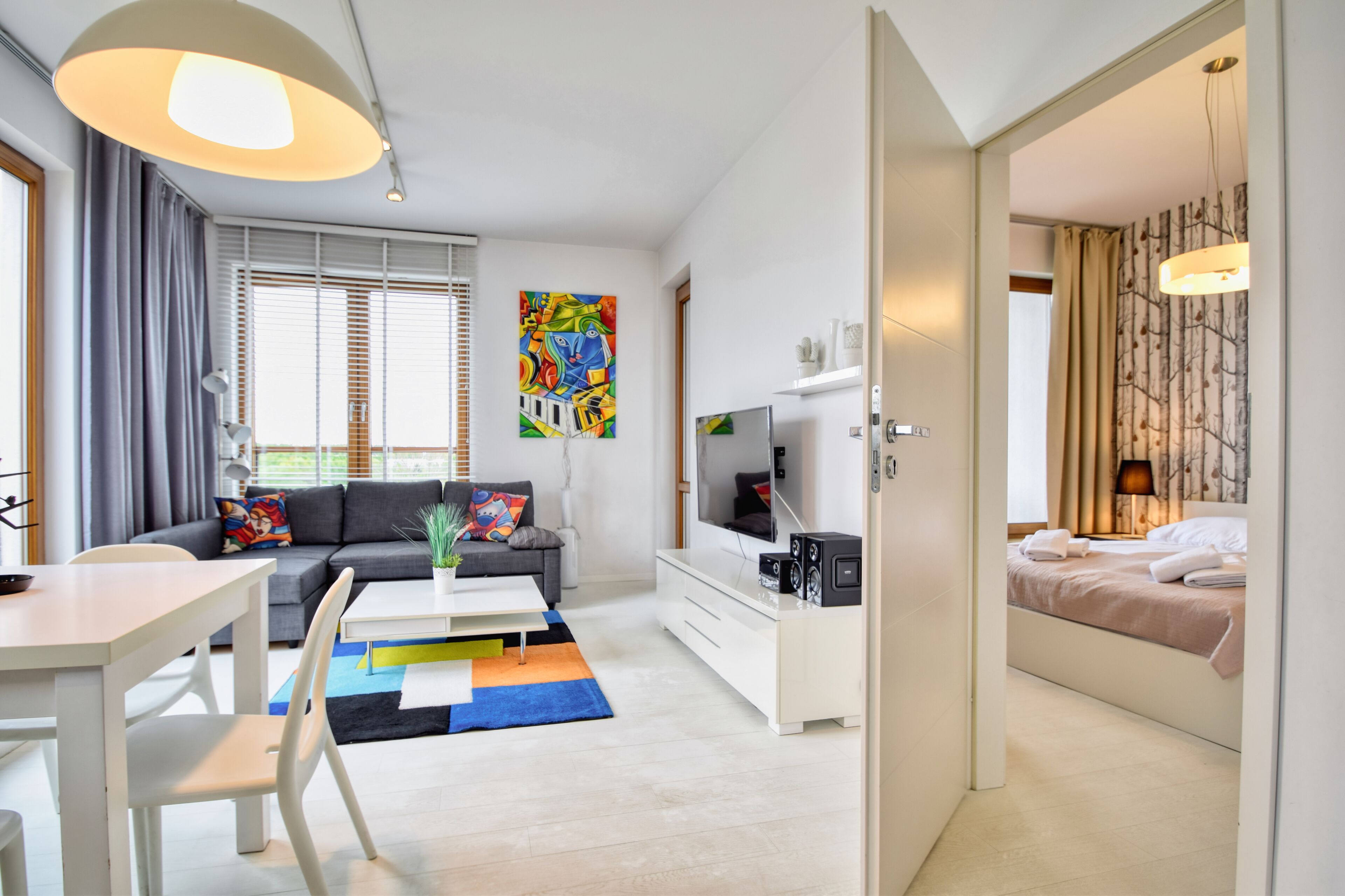 Apartment, 1 Bedroom | Living room