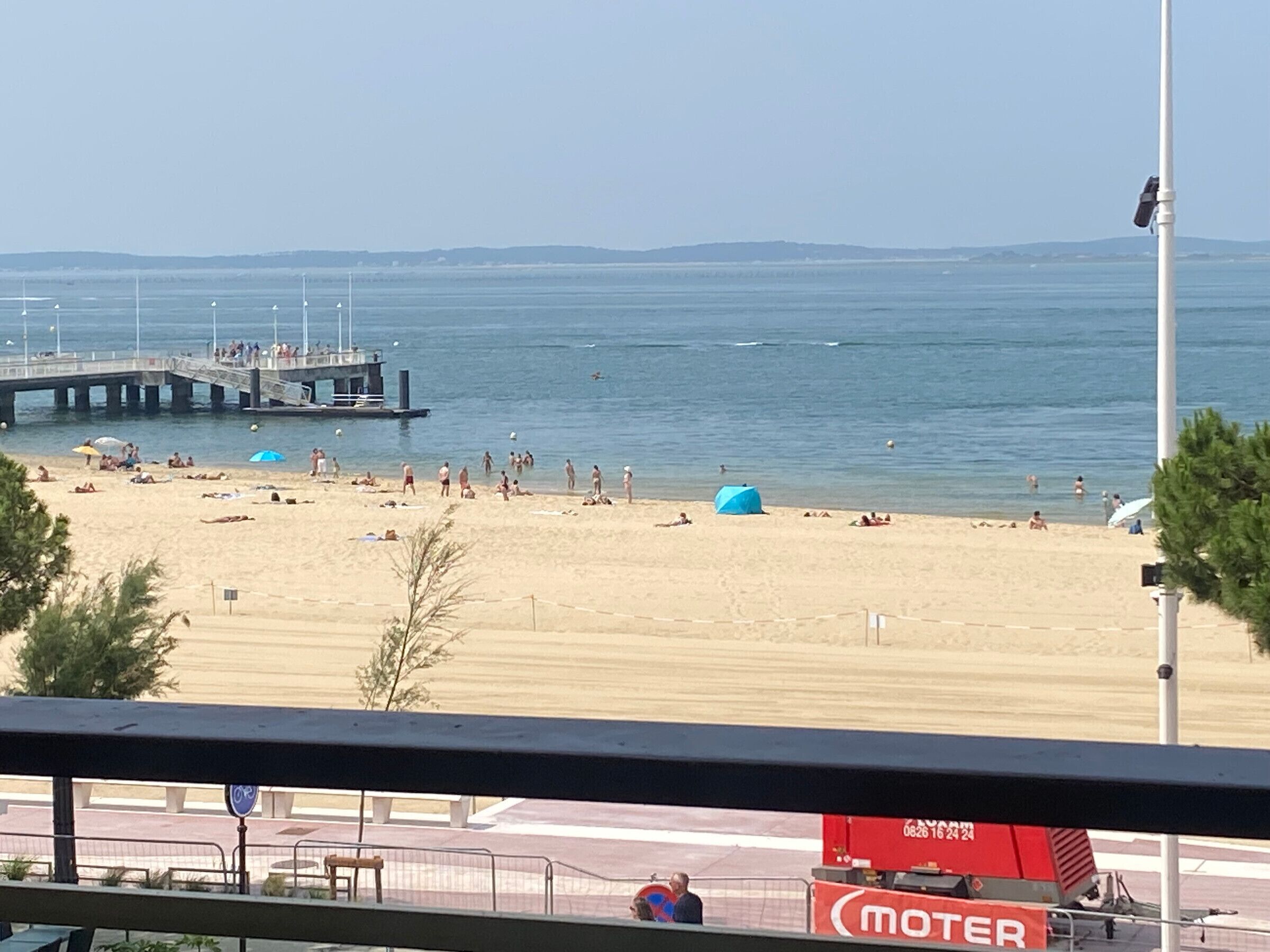 On the beach